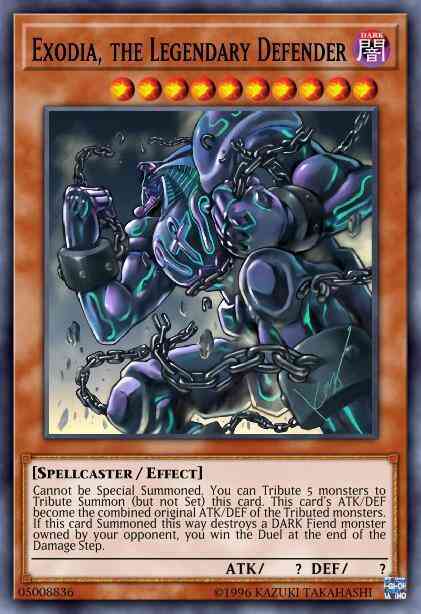 Exodia, the Legendary Defender - TN19-EN003 - Prismatic Secret Rare - Limited