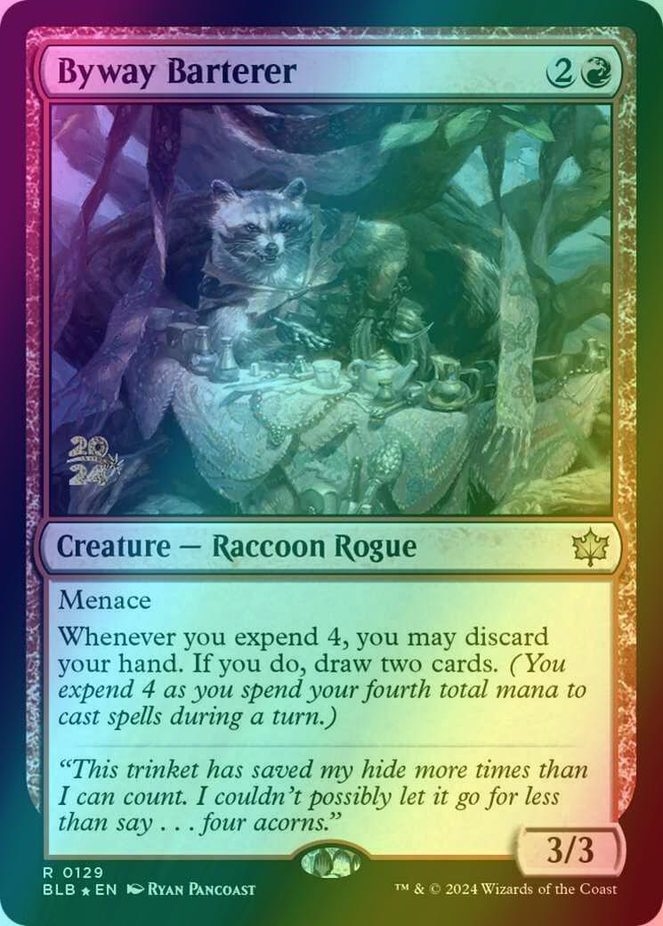 Byway Barterer [129s] [Prerelease] [Bloomburrow: Promos] [Foil]