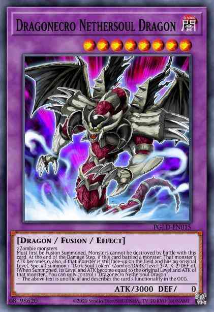 Dragonecro Nethersoul Dragon - BLHR-EN066 - Ultra Rare - 1st Edition