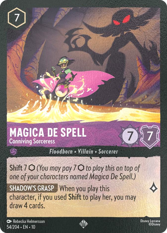 Magica De Spell - Conniving Sorceress - 54/204 [Whispers in the Well] [Cold Foil]