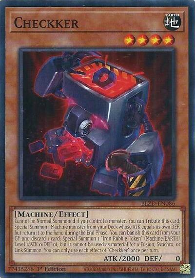 Checkker - BLZD-EN086 - Common - 1st Edition