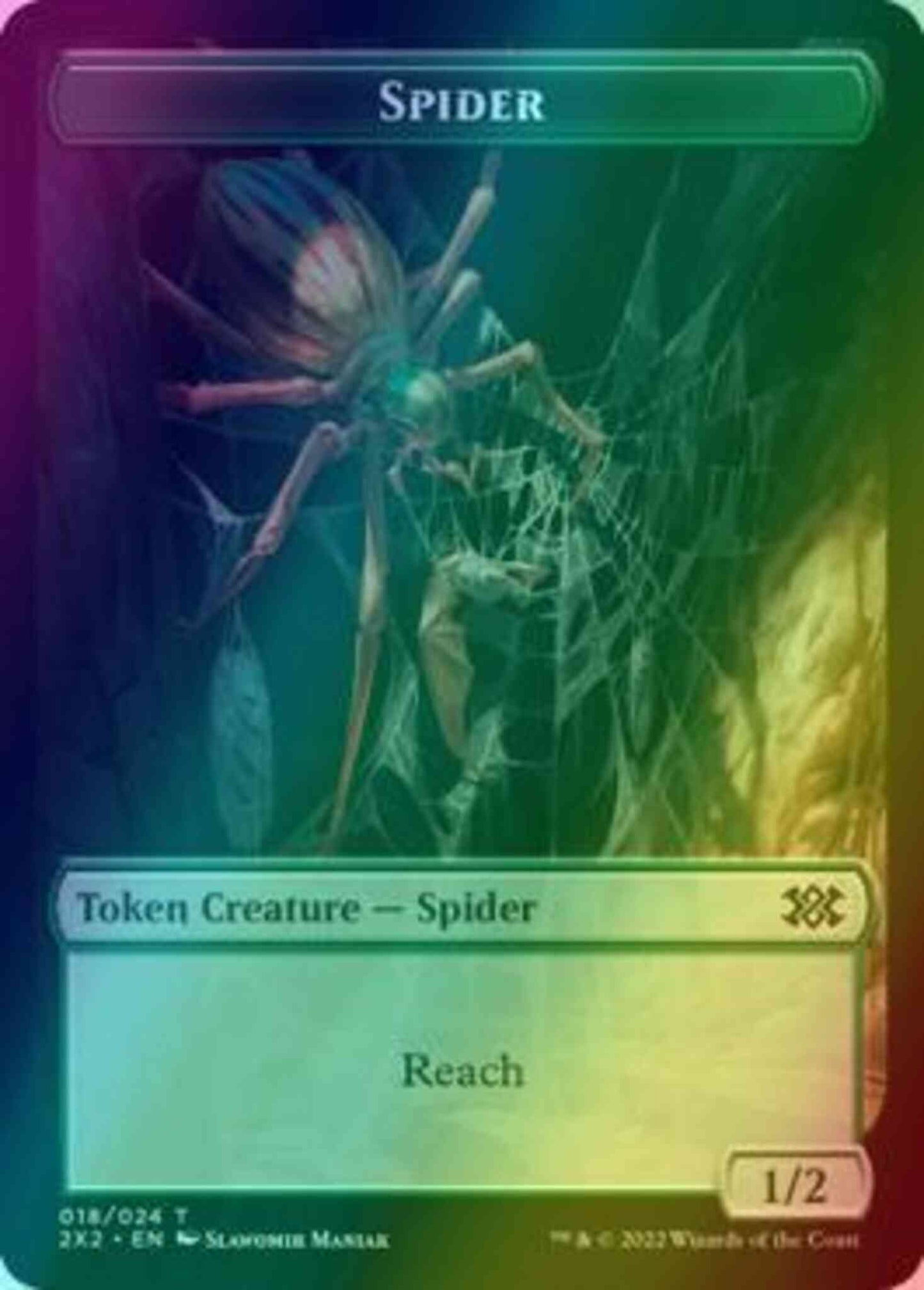 Spider Token (18) // Vampire Token (09) [Double Masters 2022: Tokens] [Foil]