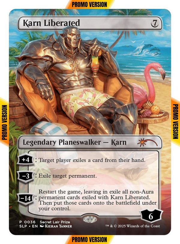 Karn Liberated [0036] [Borderless] [Secret Lair Promo] [Non-Foil]