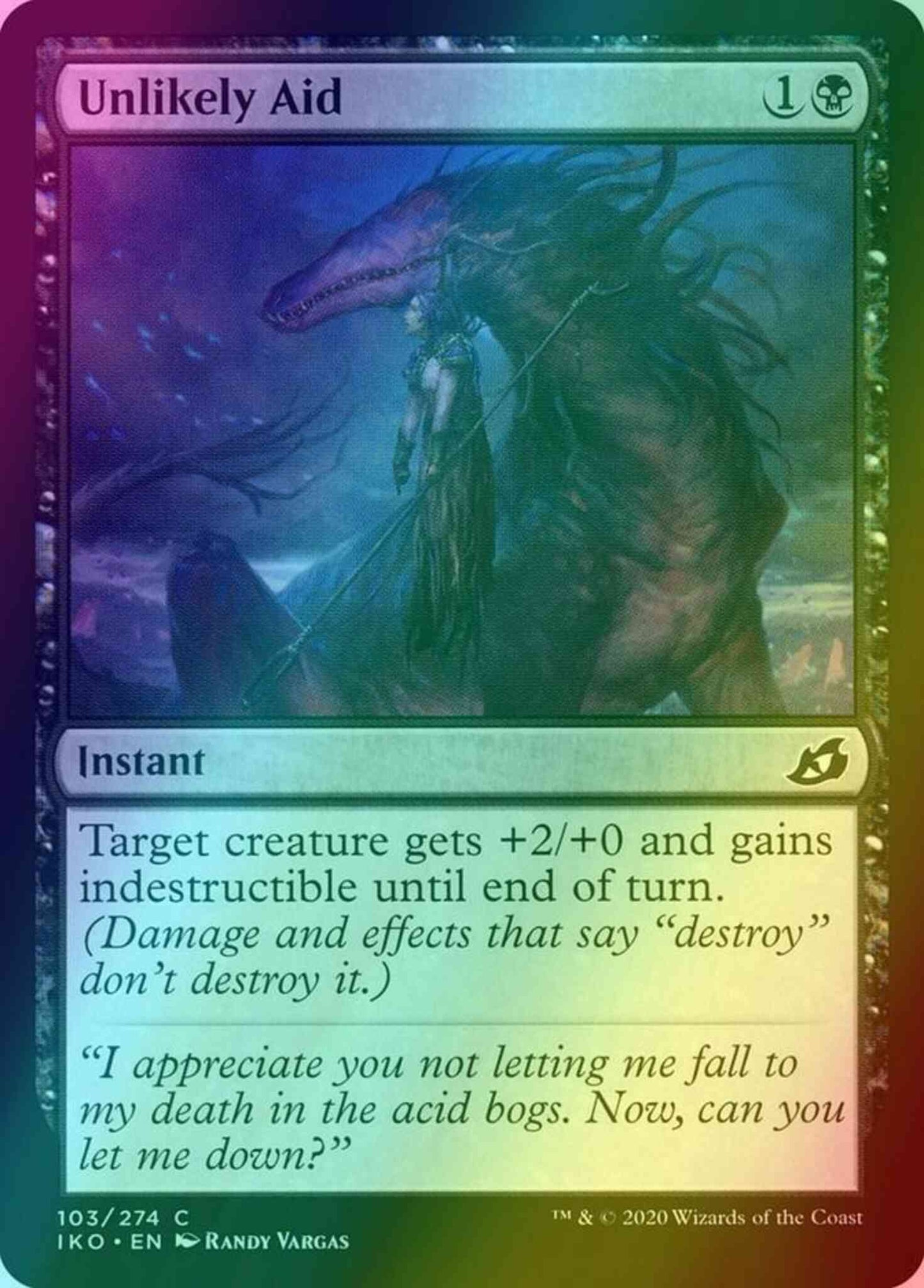 Unlikely Aid [103] [Ikoria: Lair of Behemoths] [Foil]