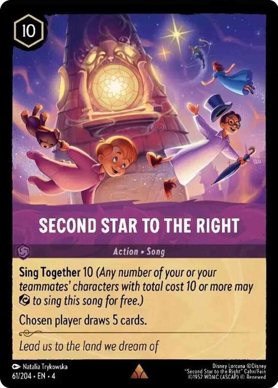 Second Star to the Right - 61/204 [Ursula's Return] [Non-Foil]