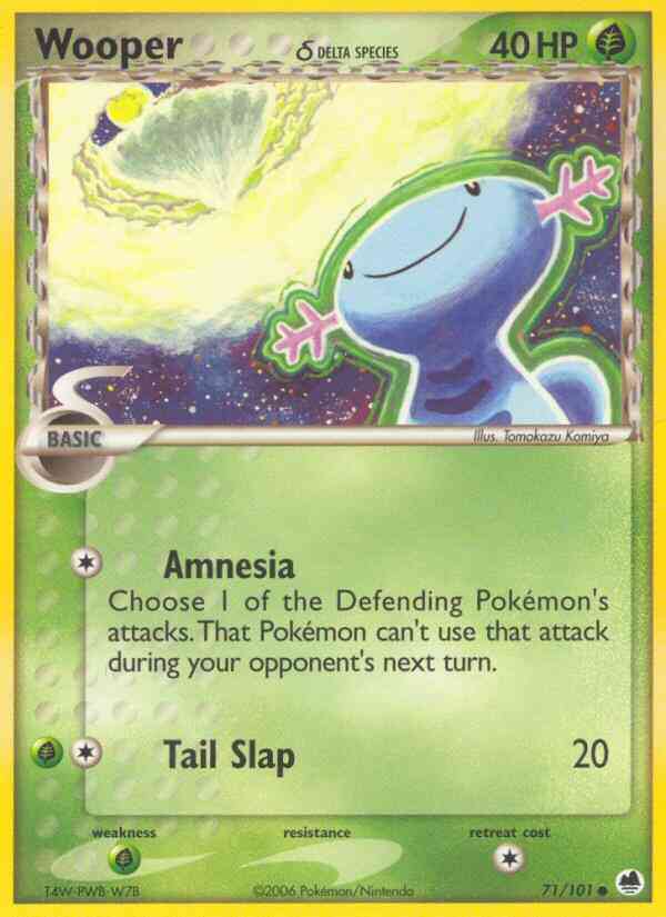 Wooper δ - 71/101 - Common [ex15-71] [Non-Holo]