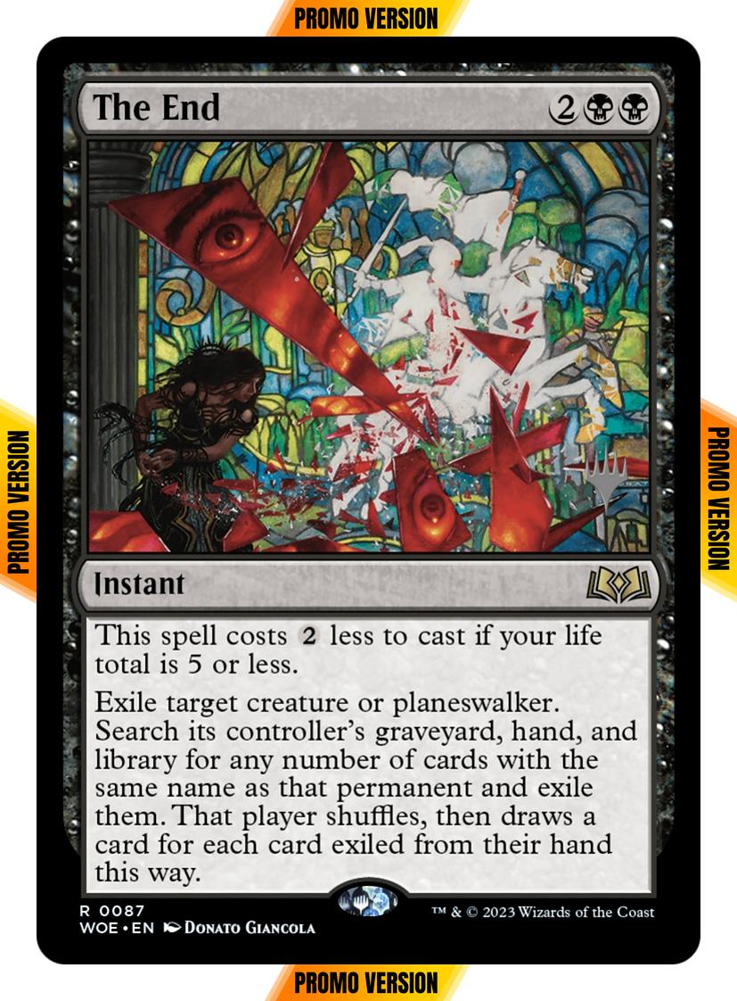 The End [87p] [Promo Pack] [Wilds of Eldraine: Promos] [Non-Foil]