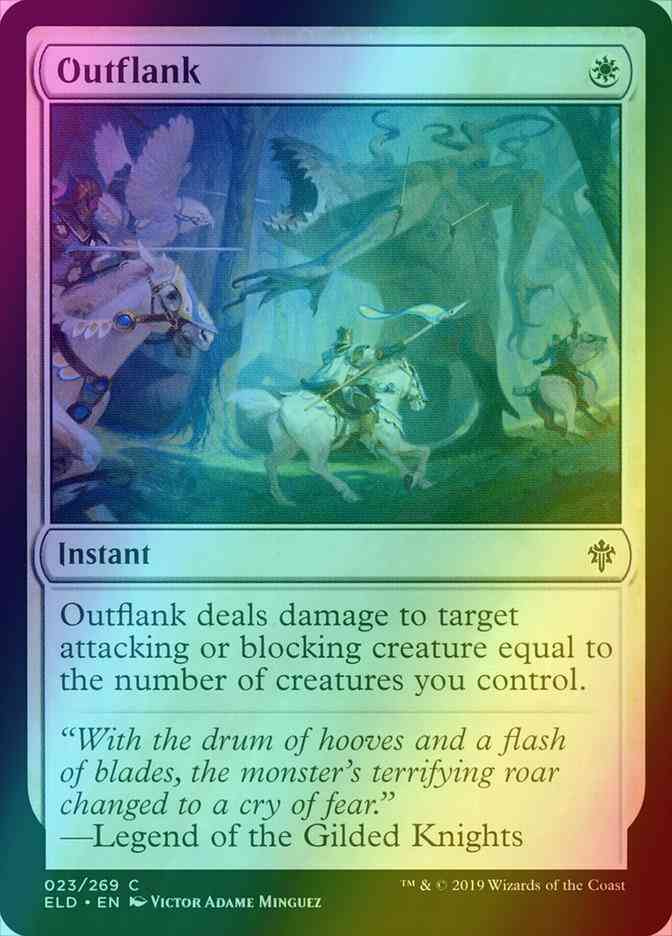 Outflank [23] [Throne of Eldraine] [Foil]