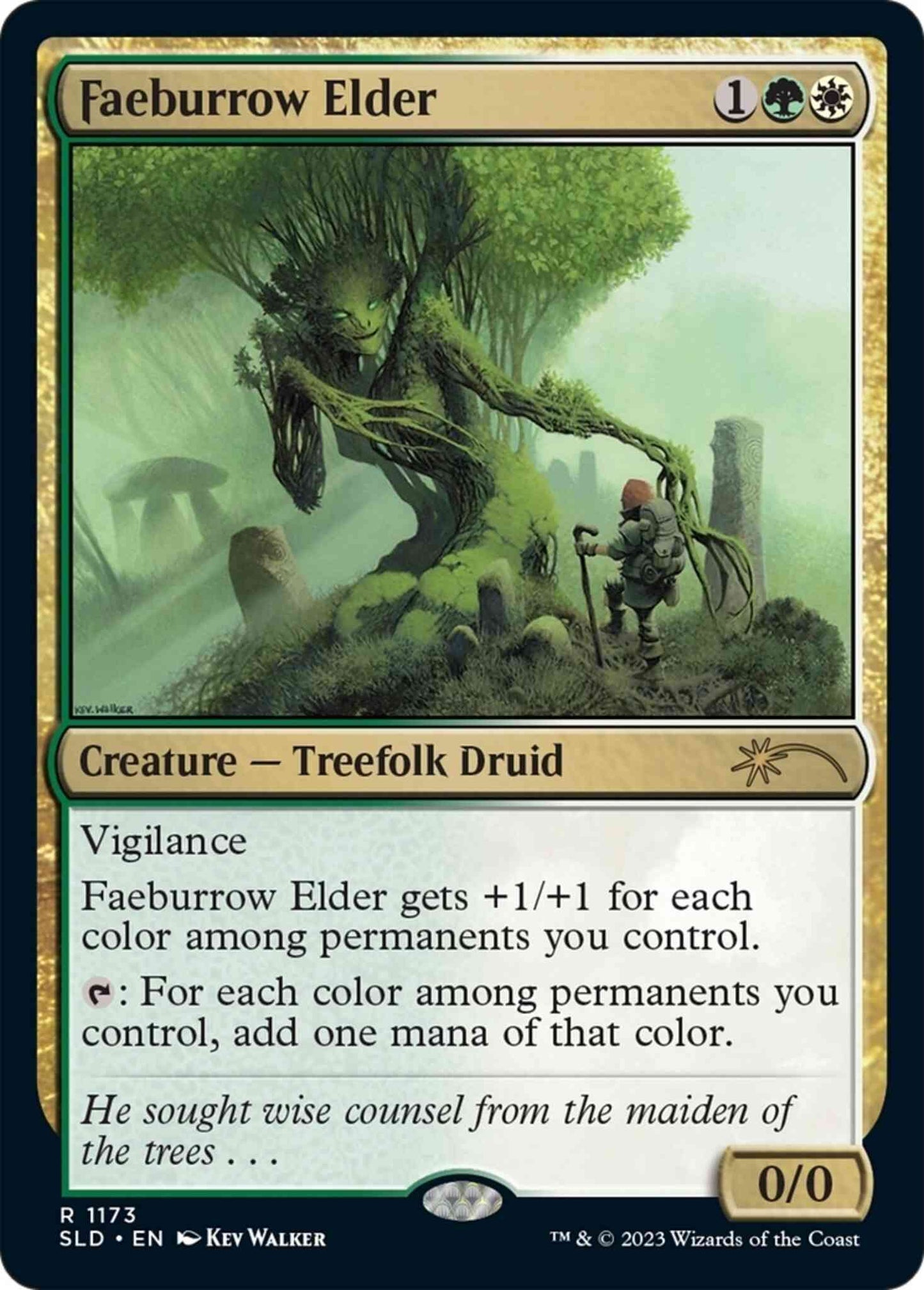 Faeburrow Elder [1173] [Kev Walker] [Secret Lair Drop] [Non-Foil]
