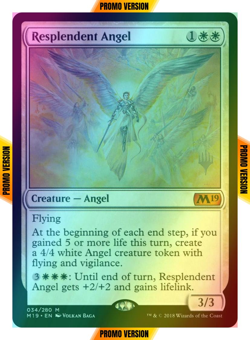 Resplendent Angel [34p] [Promo Pack] [Core Set 2019 Promos] [Foil]