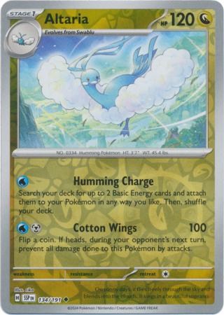 Altaria - 134/191 - Uncommon [sv08-134] [Reverse Holo]