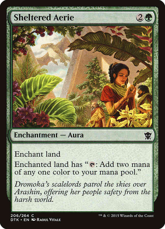 Sheltered Aerie [206] [Dragons Of Tarkir] [Non-Foil]