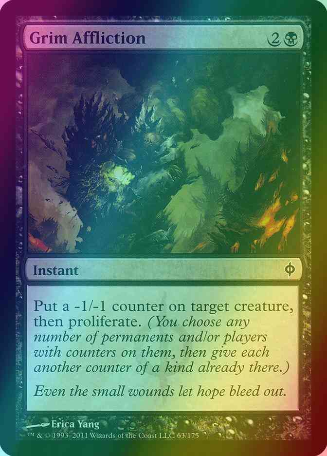 Grim Affliction [63] [New Phyrexia] [Foil]