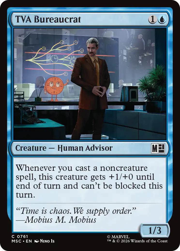 TVA Bureaucrat [761] [Jumpstart] [Welcome Deck] [Marvel Super Heroes: Commander] [Non-Foil]