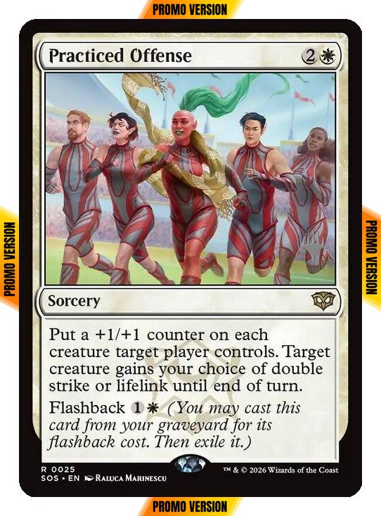 Practiced Offense [25p] [Promo Pack] [Secrets of Strixhaven Promos] [Non-Foil]