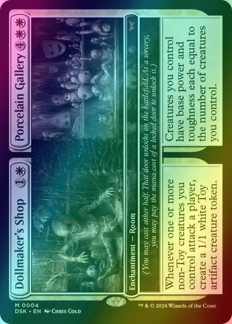 Dollmaker's Shop // Porcelain Gallery [4] [Duskmourn: House of Horror] [Foil]
