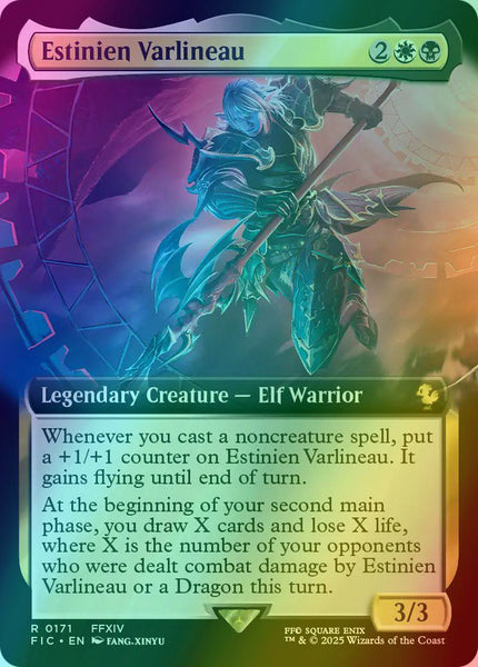 Estinien Varlineau [171] [Extended Art] [FINAL FANTASY: Commander] [Foil] – Face to Face Games