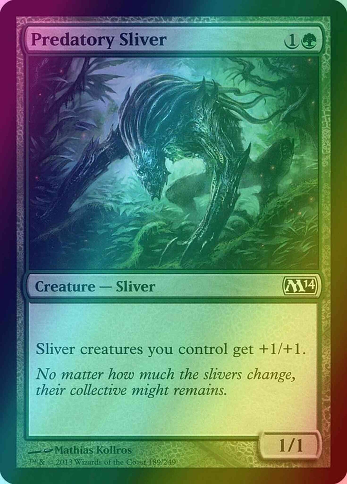 Predatory Sliver [189] [Magic 2014] [Foil]