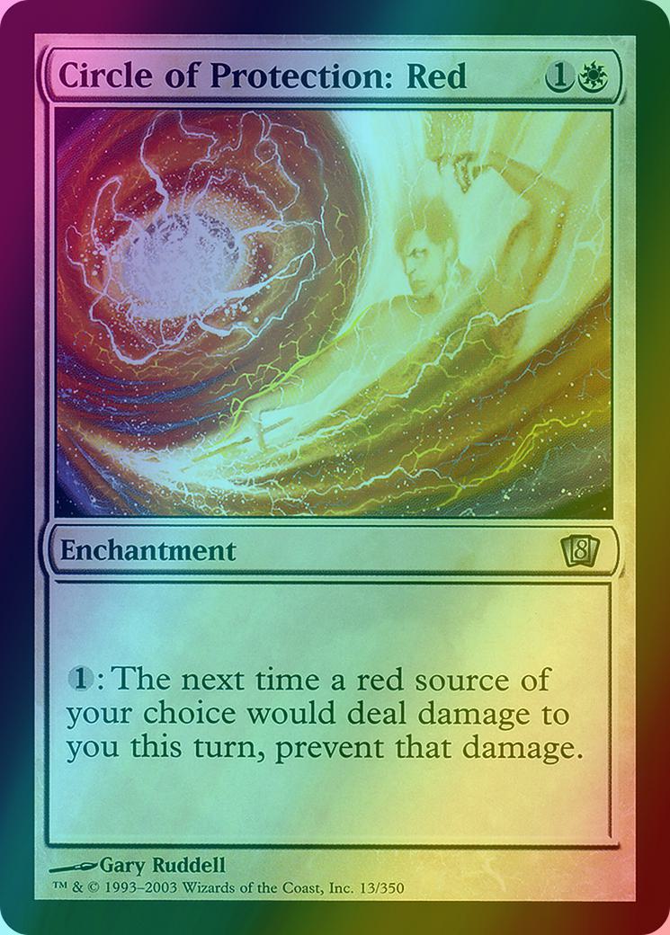 Circle of Protection: Red [13x] [Eighth Edition] [Foil]