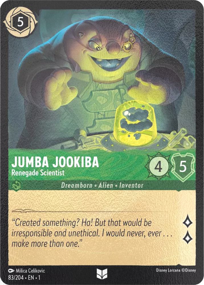 Jumba Jookiba - Renegade Scientist - 83/204 [The First Chapter] [Cold Foil]
