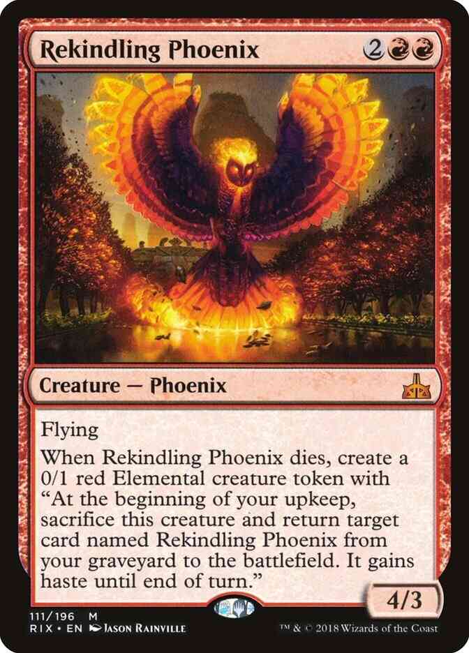 Rekindling Phoenix [111] [Rivals of Ixalan] [Non-Foil]
