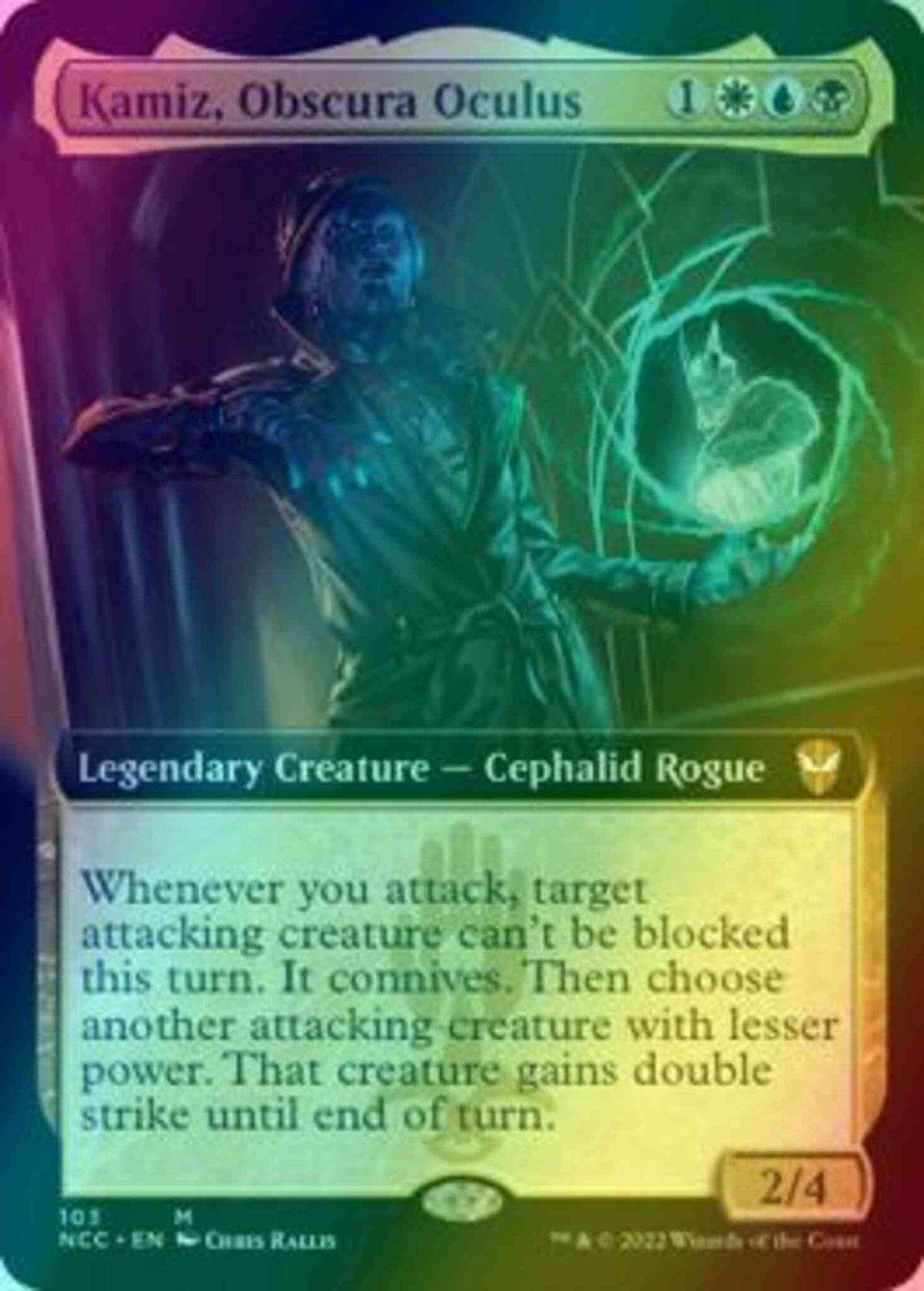 Kamiz, Obscura Oculus [103] [Extended Art] [Streets of New Capenna: Commander] [Foil]