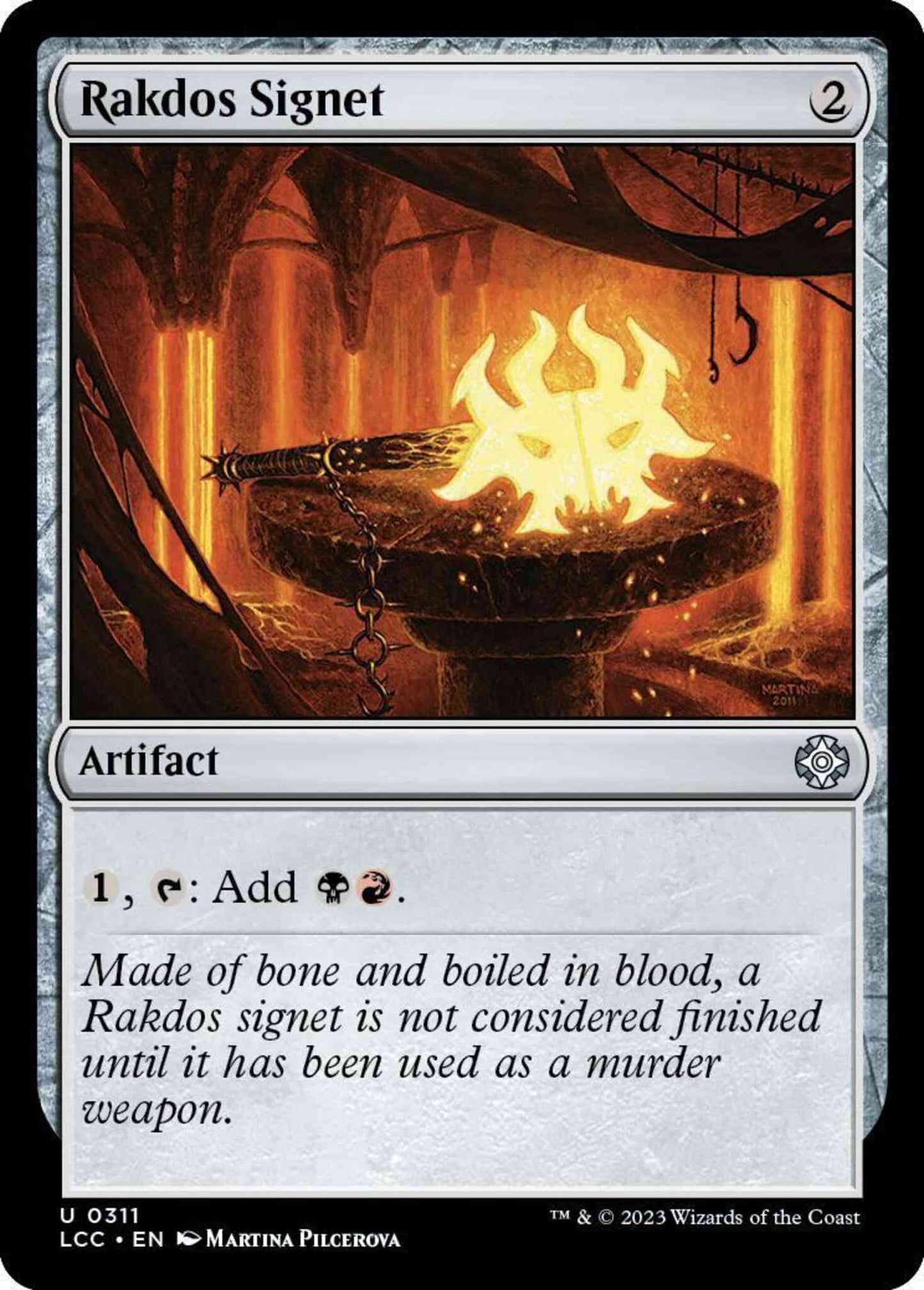 Rakdos Signet [311] [The Lost Caverns of Ixalan: Commander] [Non-Foil]