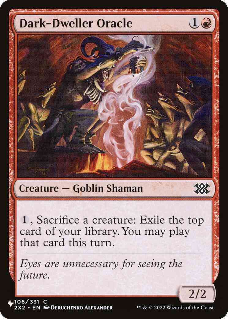 Dark-Dweller Oracle [2X2-106] [The List] [Non-Foil]