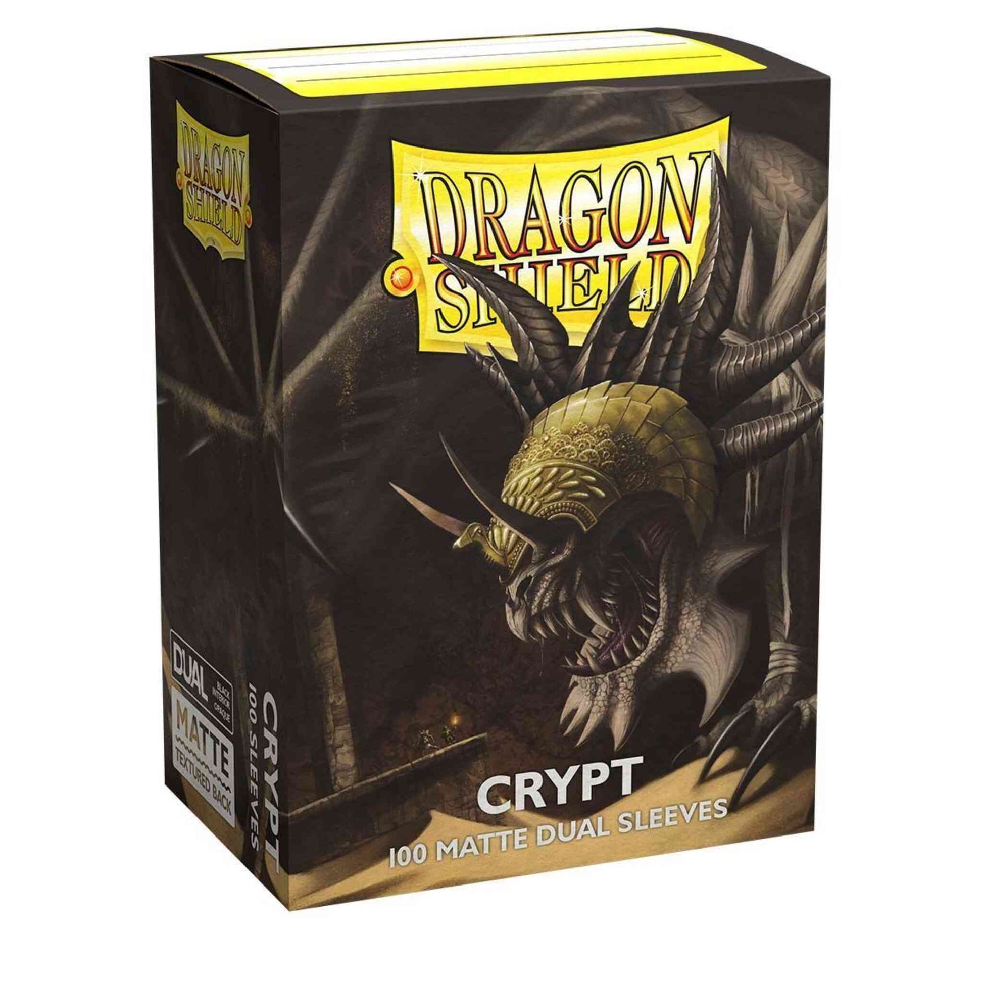 yu gi oh trading card game double dragon card sleeves Dragon Shield Matte Dual - Standard Sleeves - 100ct