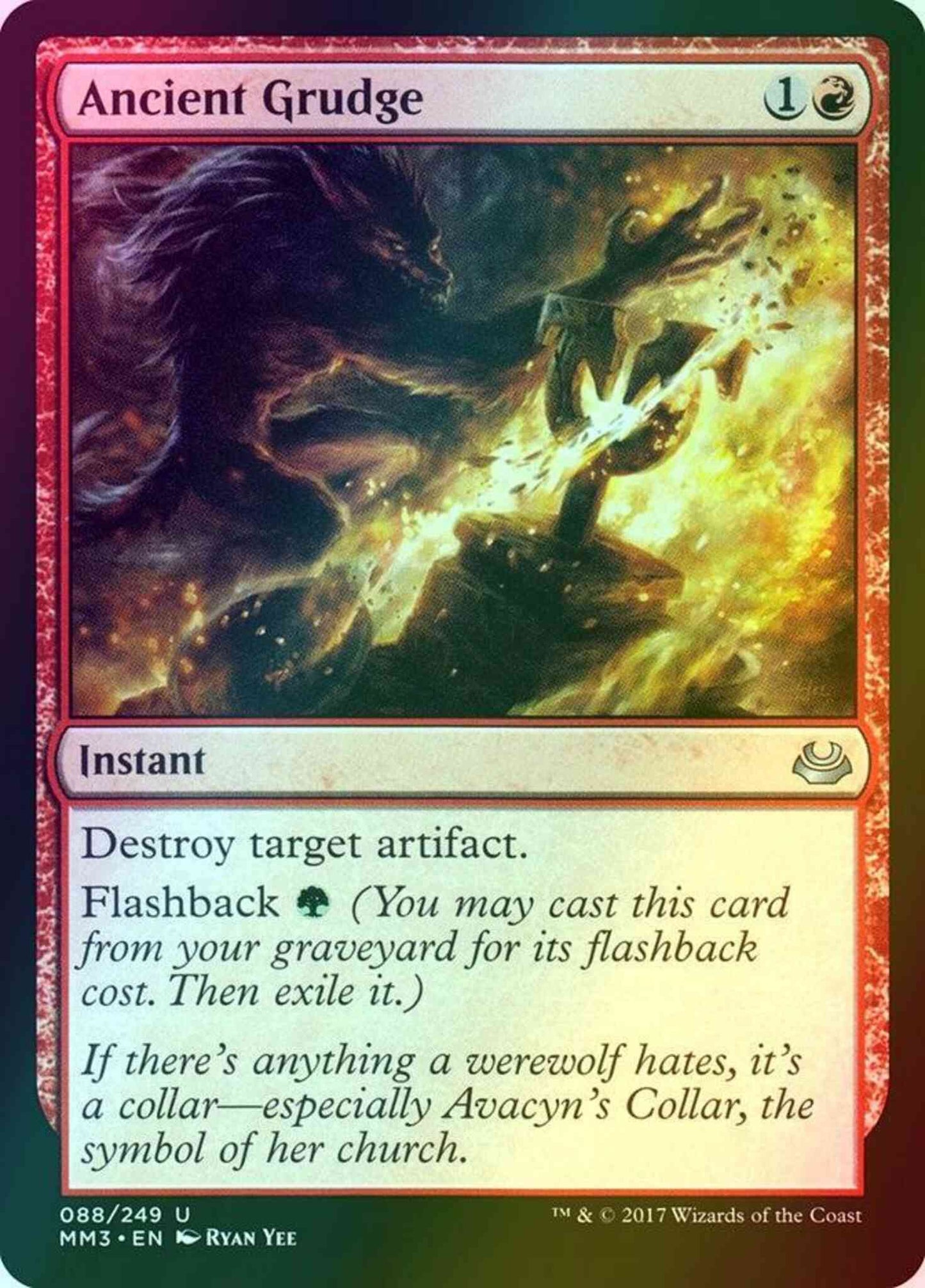Ancient Grudge [88] [Modern Masters 2017] [Foil]