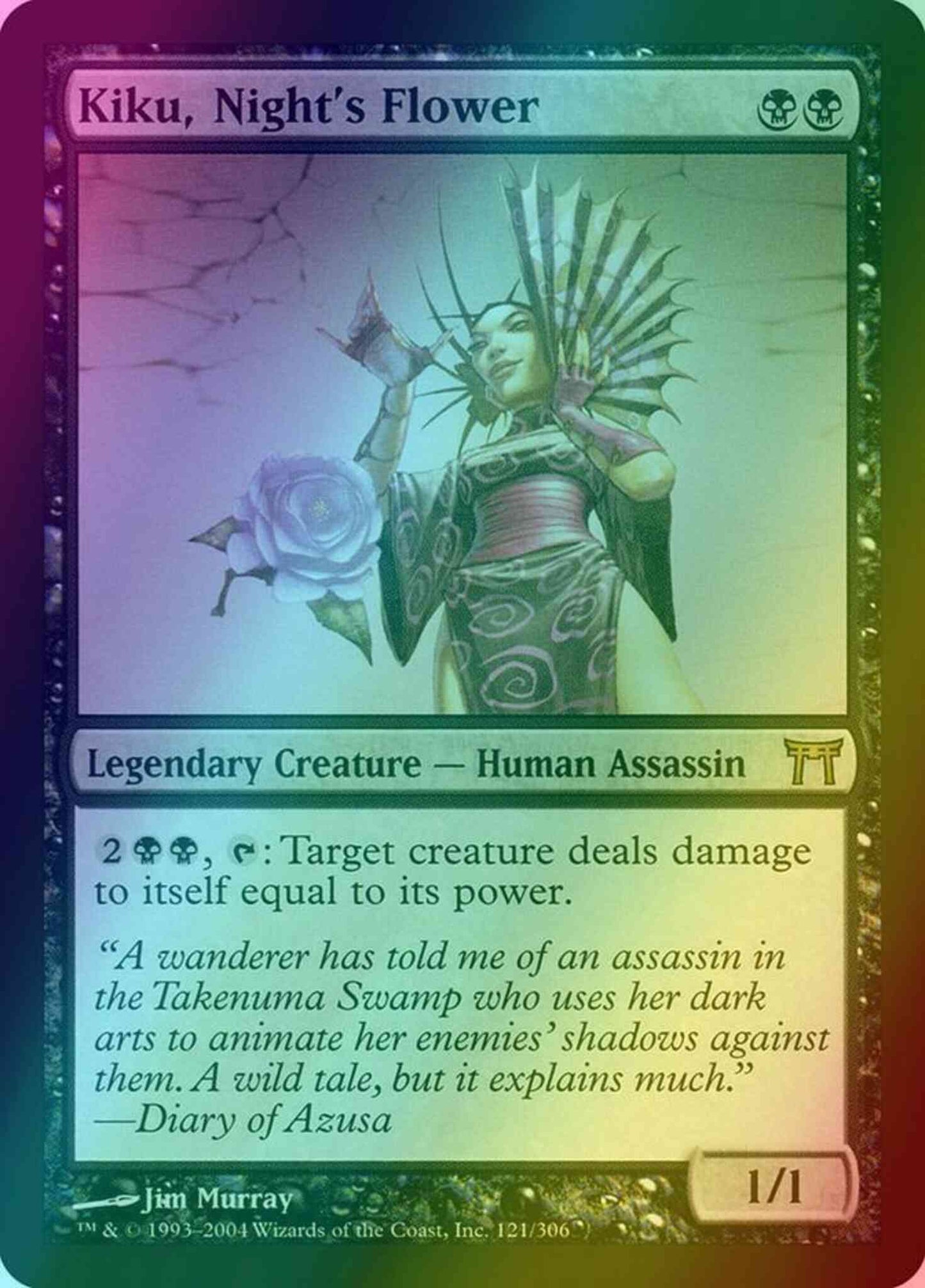 Kiku, Night's Flower [121] [Champions of Kamigawa] [Foil]