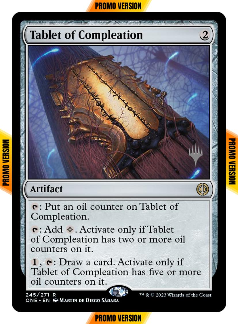 Tablet of Compleation [245p] [Promo Pack] [Phyrexia: All Will Be One: Promos] [Non-Foil]