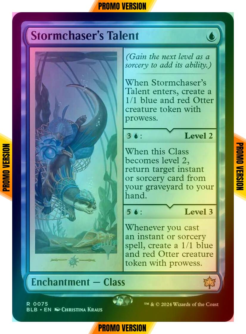 Stormchaser's Talent [75p] [Promo Pack] [Bloomburrow: Promos] [Foil]