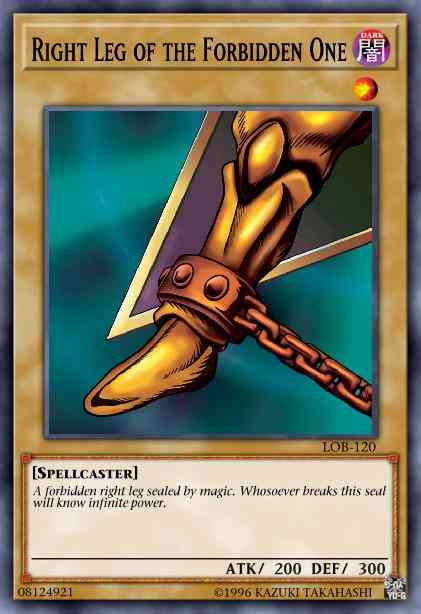 Right Leg of the Forbidden One - LDK2-ENY07 - Common - Unlimited