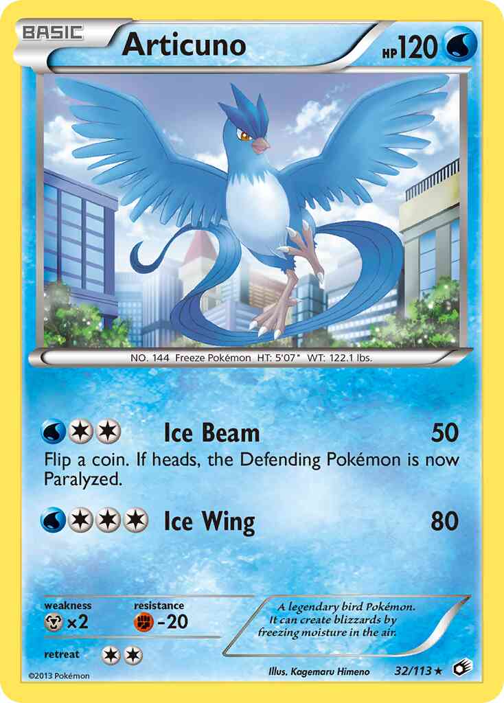 Articuno - 32/113 - Rare Holo [bw11-32] [Reverse Holo]