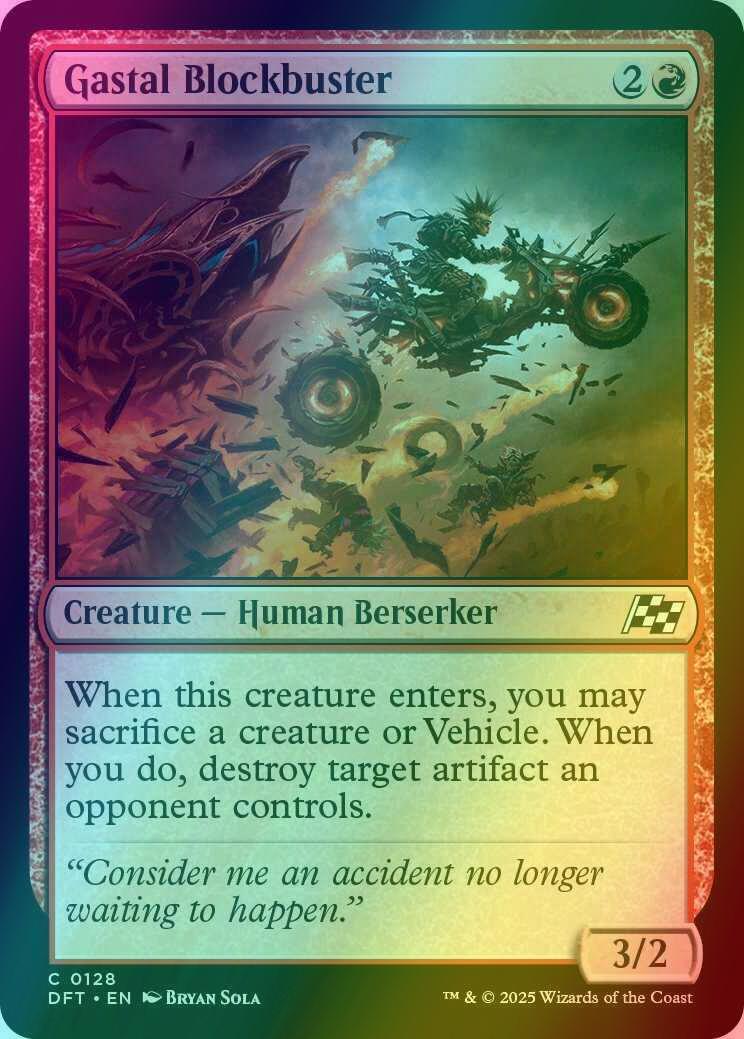 Gastal Blockbuster [128] [Aetherdrift] [Foil]