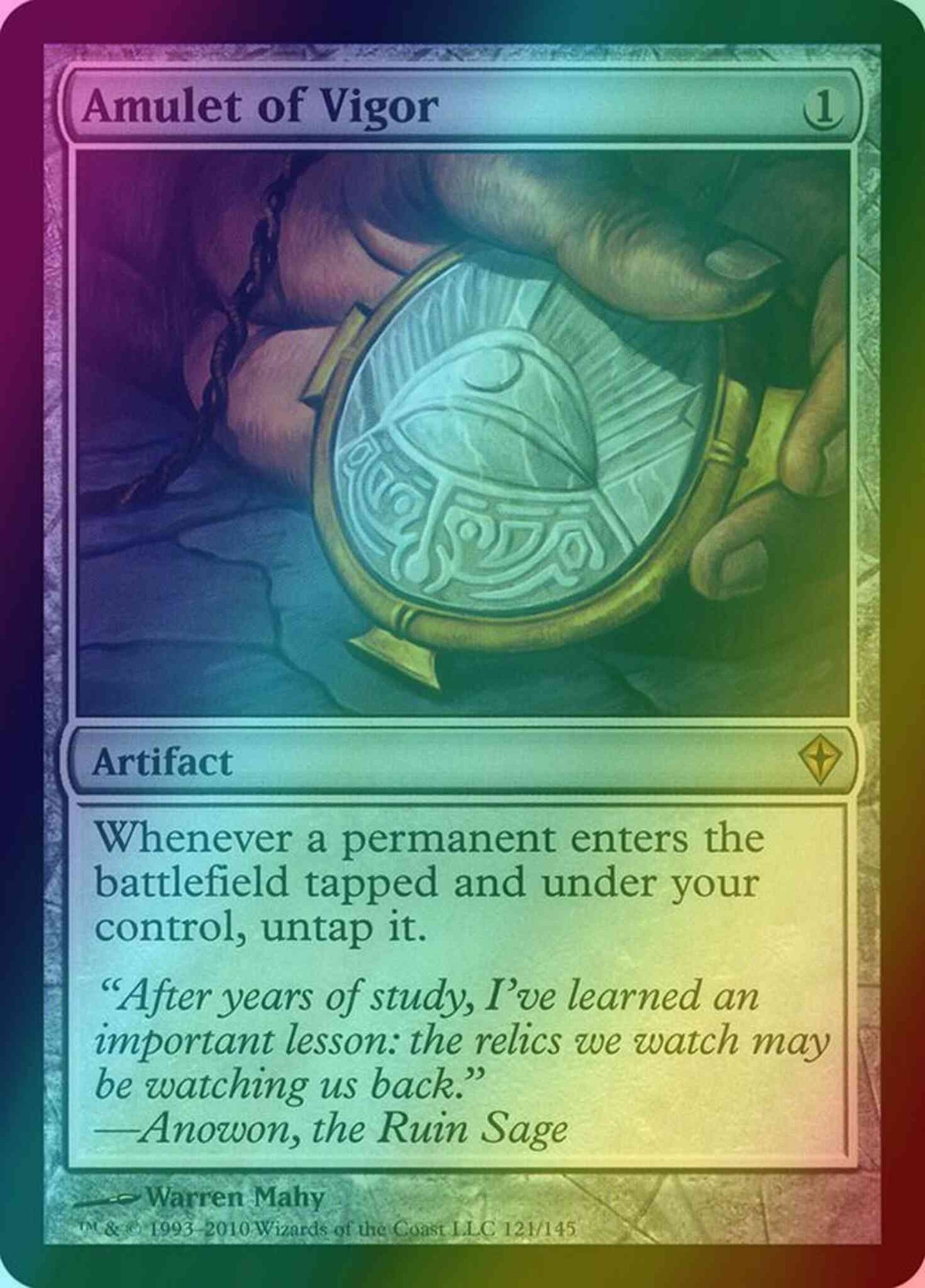 Amulet of Vigor [121] [Worldwake] [Foil]