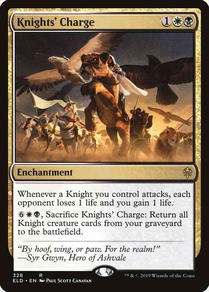 Knights' Charge [328] [Brawl Deck Exclusive] [Throne of Eldraine] [Non-Foil]