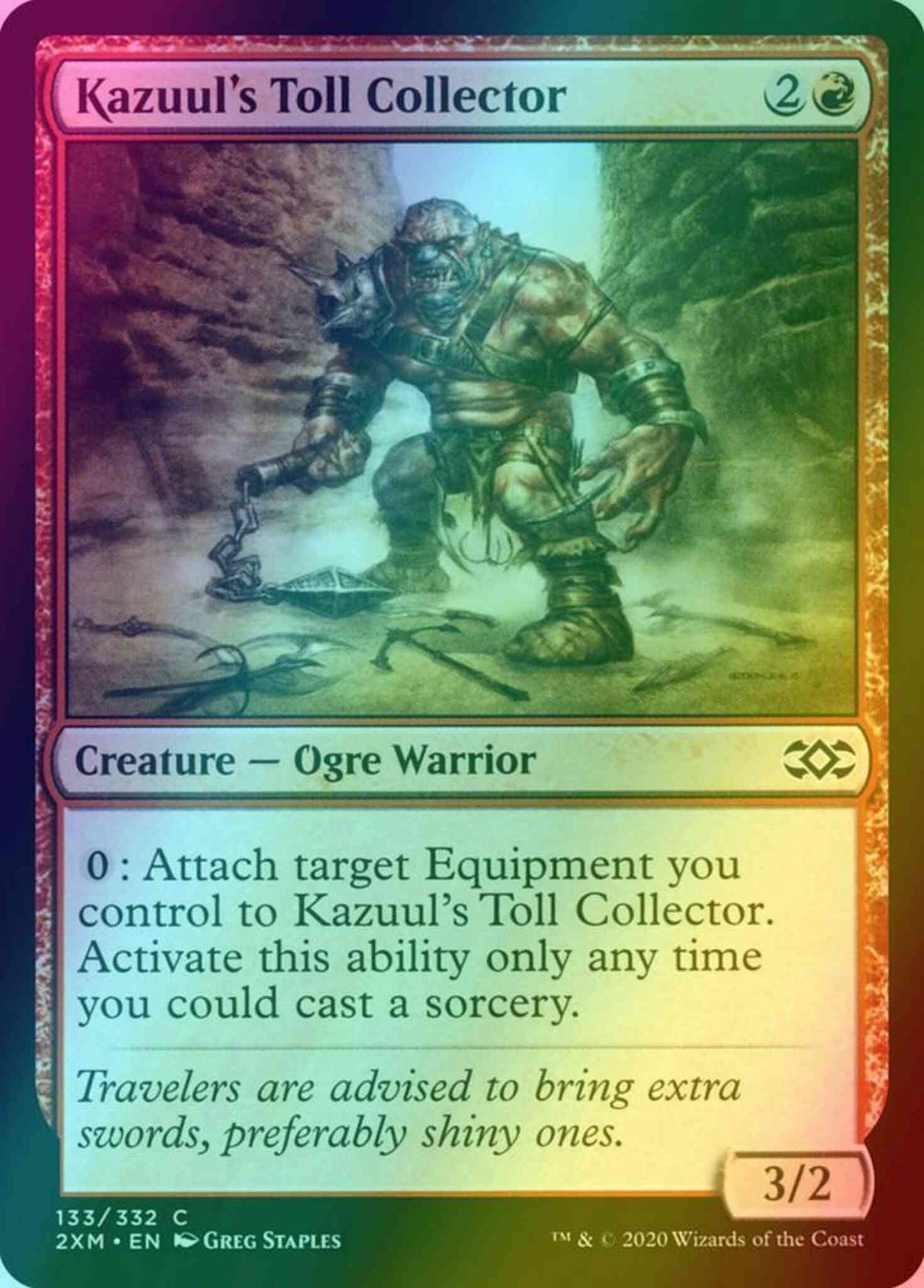 Kazuul's Toll Collector [133] [Double Masters] [Foil]