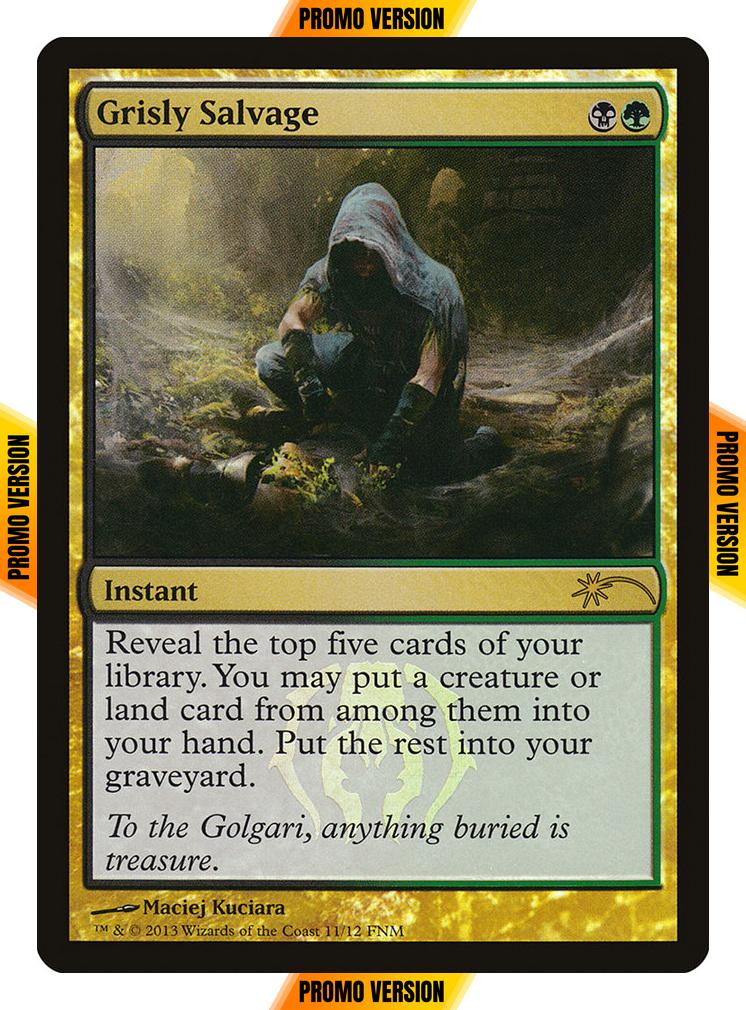 Grisly Salvage [11] [Friday Night Magic 2013] [Foil]