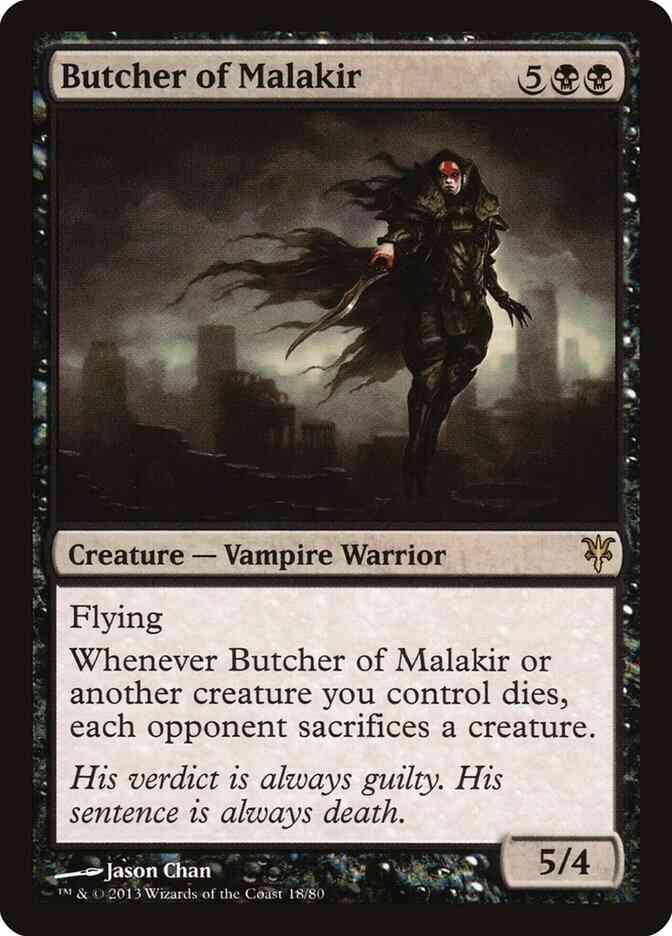 Butcher of Malakir [18] [Duel Decks Sorin vs Tibalt] [Non-Foil]
