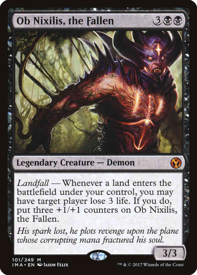 Ob Nixilis, the Fallen [101] [Iconic Masters] [Non-Foil]