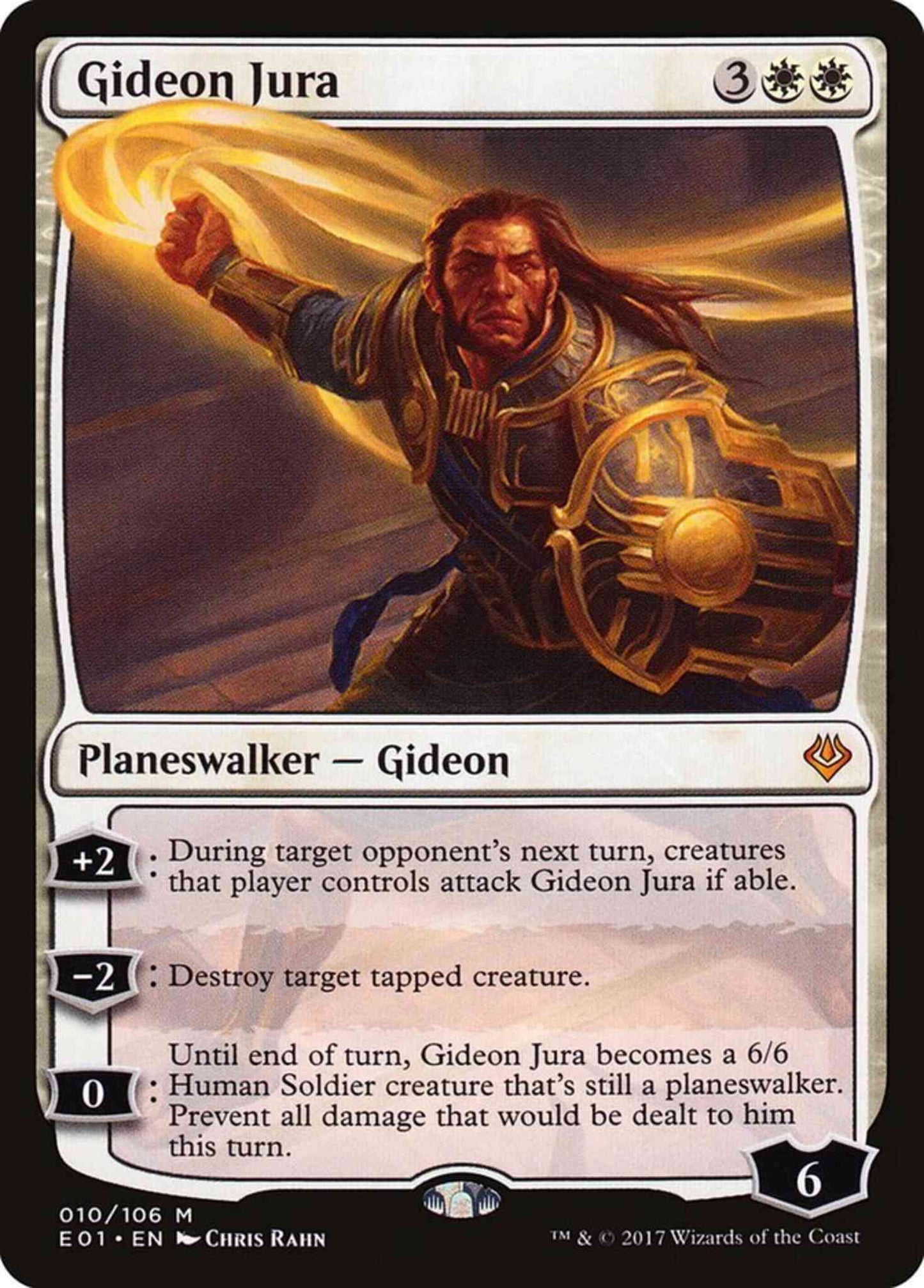 Gideon Jura [10] [Archenemy: Nicol Bolas] [Non-Foil]