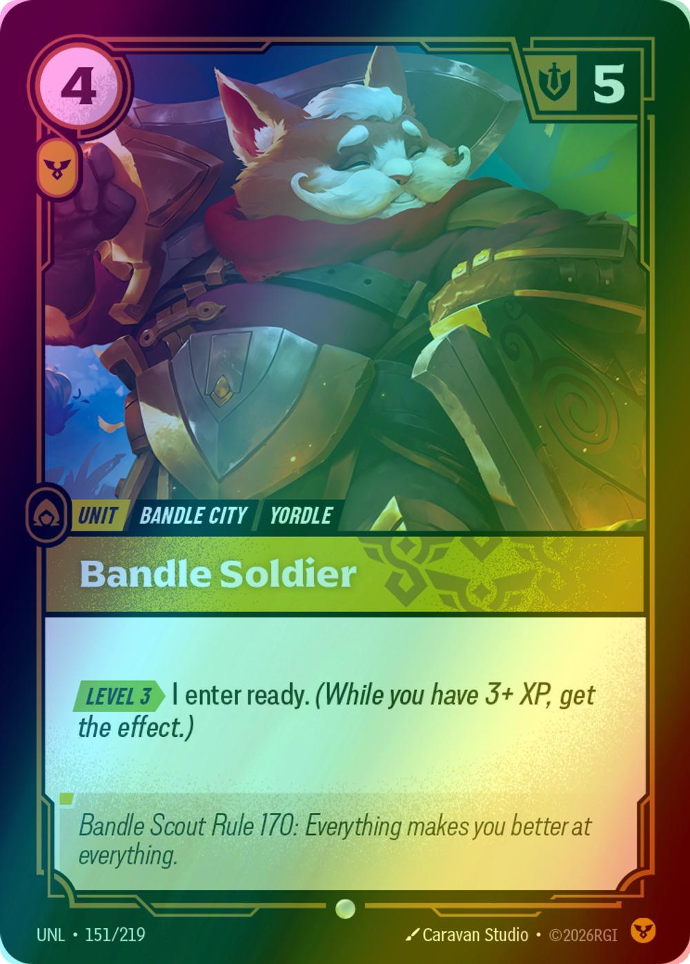 Bandle Soldier - 151/219 [Unleashed] [Foil]