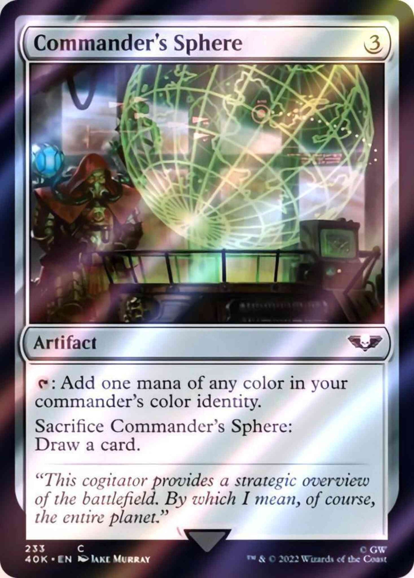 Commander's Sphere [233] [Imperium] [Universes Beyond: Warhammer 40,000] [Surge Foil]
