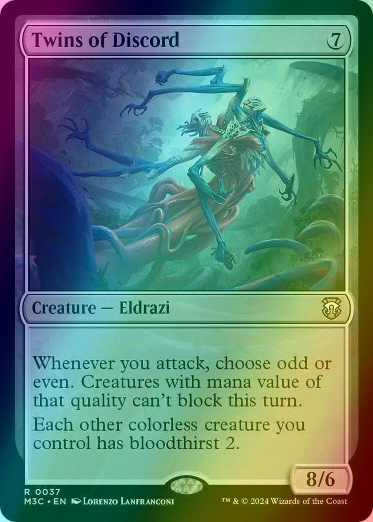 Twins of Discord [37] [Modern Horizons 3: Commander] [Ripple Foil]