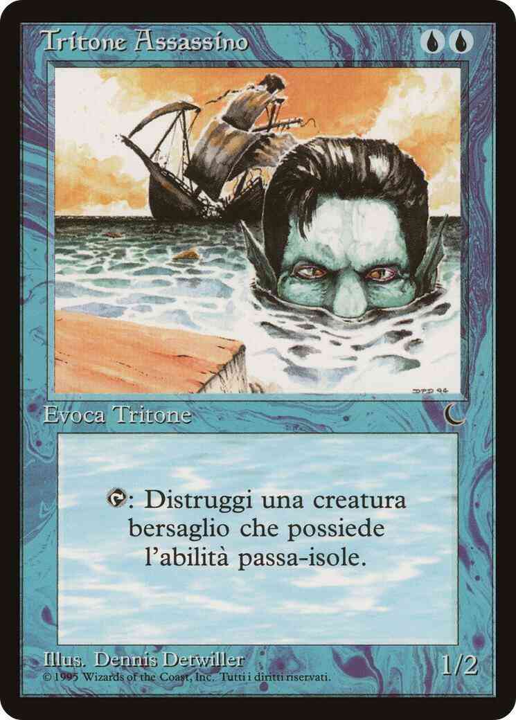 Merfolk Assassin - Italian [32] [The Dark: Italian] [Non-Foil]