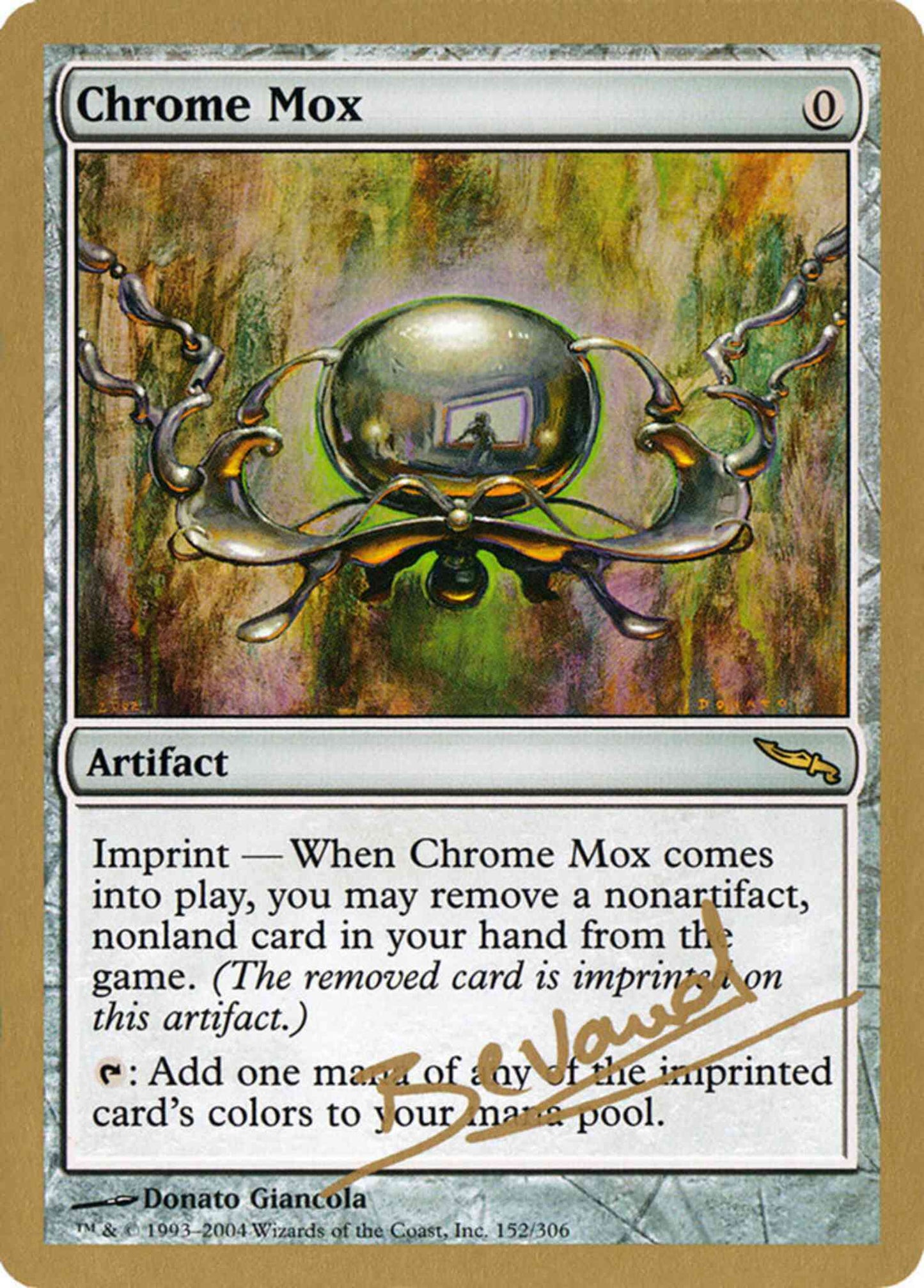 Chrome Mox [mb152] [Manuel Bevand] [World Championship Decks 2004] [Non-Foil]