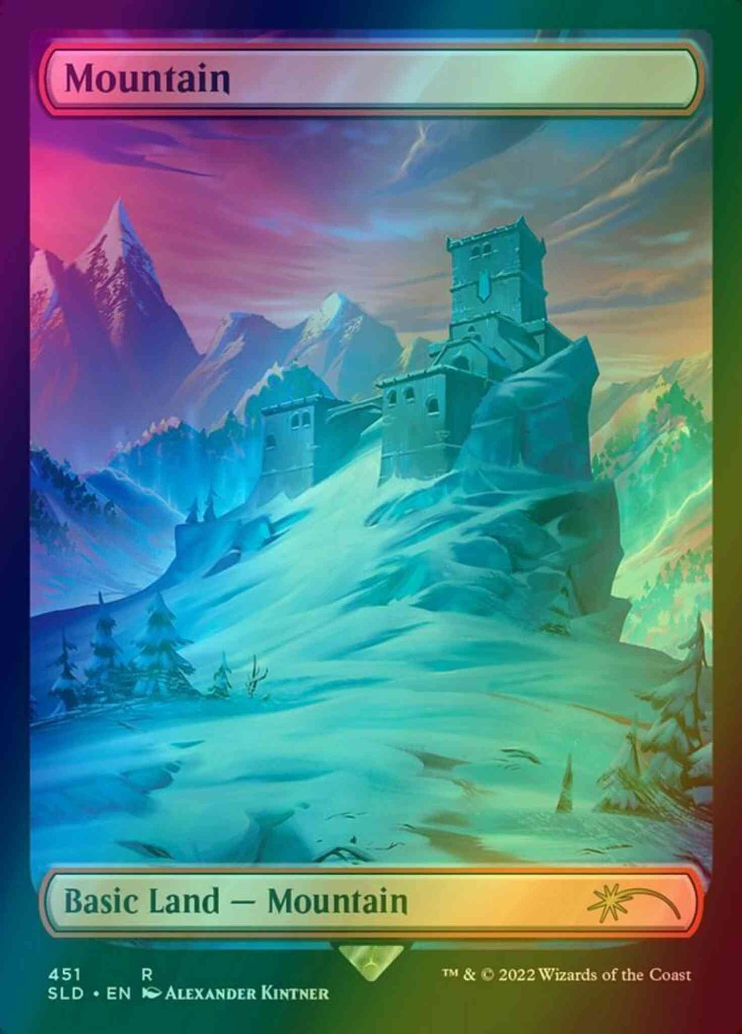 Mountain [0451] [Full Art] [Fortnite: Landmarks] [Secret Lair Drop] [Foil]
