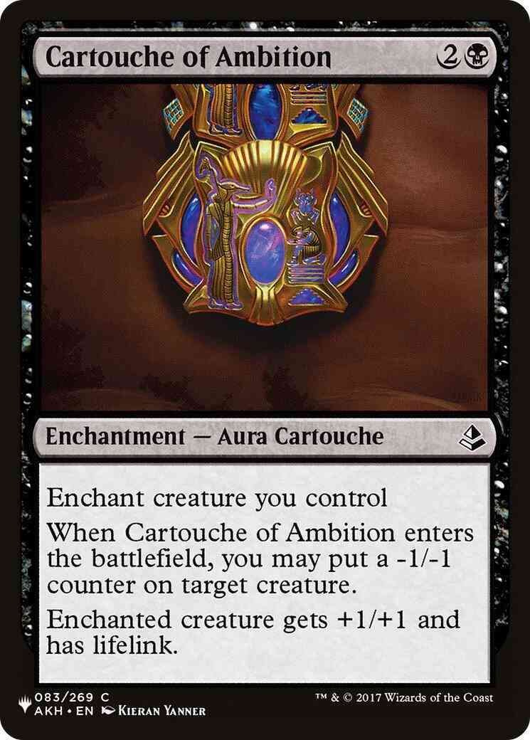 Cartouche of Ambition [AKH-83] [The List] [Non-Foil]